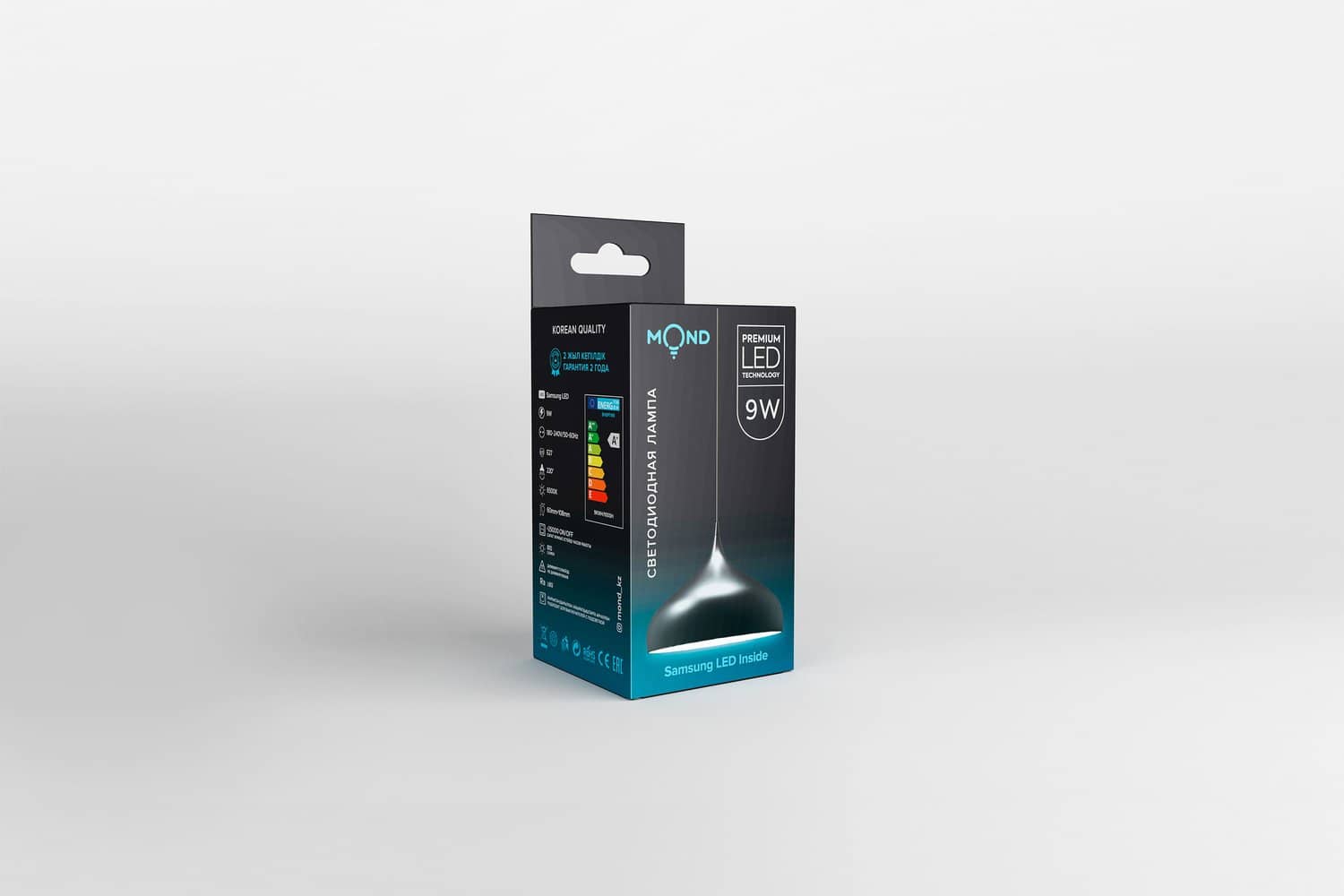Mond - дизайн упаковки LED-ламп